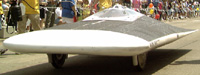 MIT's car in Sunrayce 1997